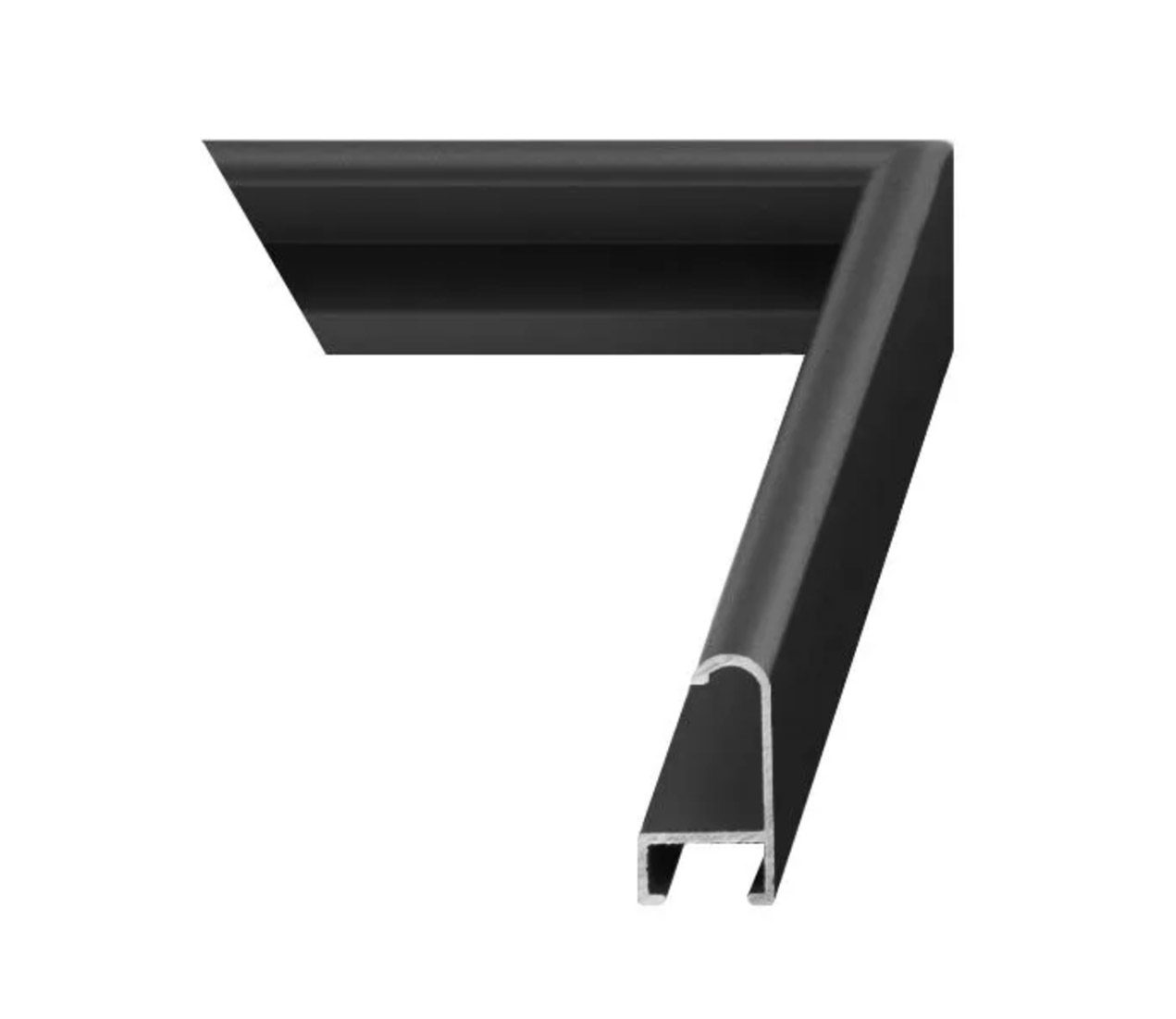 Matte Black Rounded